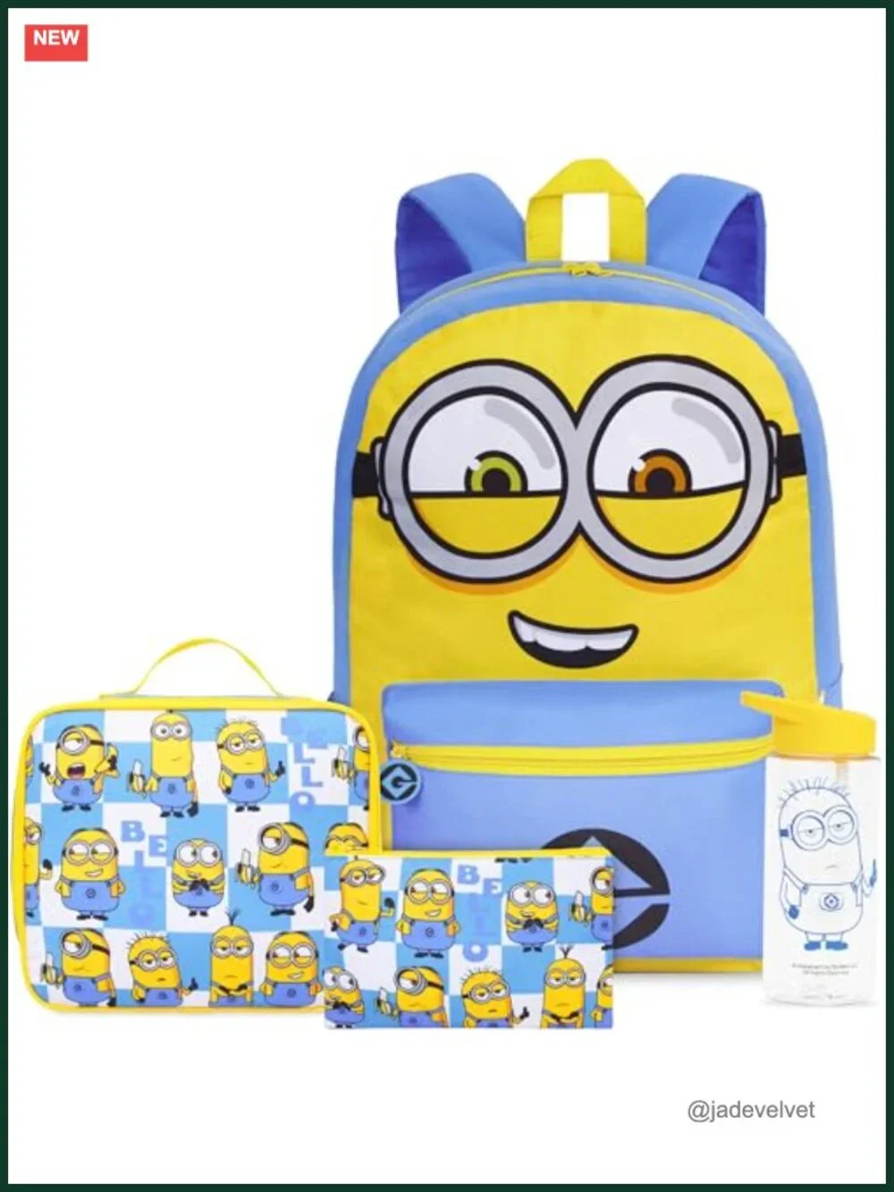 Kids Backpack Set with Lunch Bag, Pencil Case & Bottle